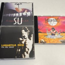 CDs de Música: 3XCD LAGARTIJA NICK + EXTREMODURO