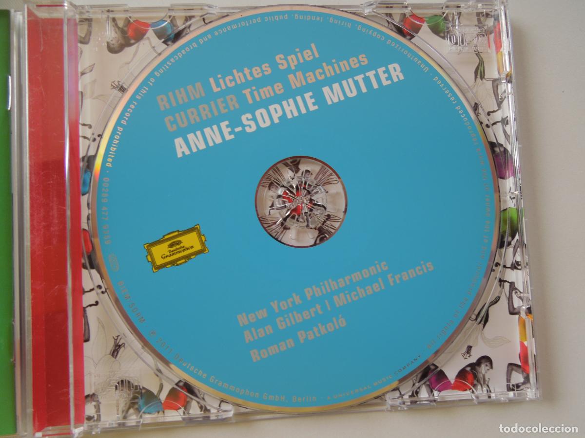 CDs de m&uacute;sica: ANNE SOFIE MUTTER - RIHM /CURRIER/PENDERECK - CD - Foto 2
