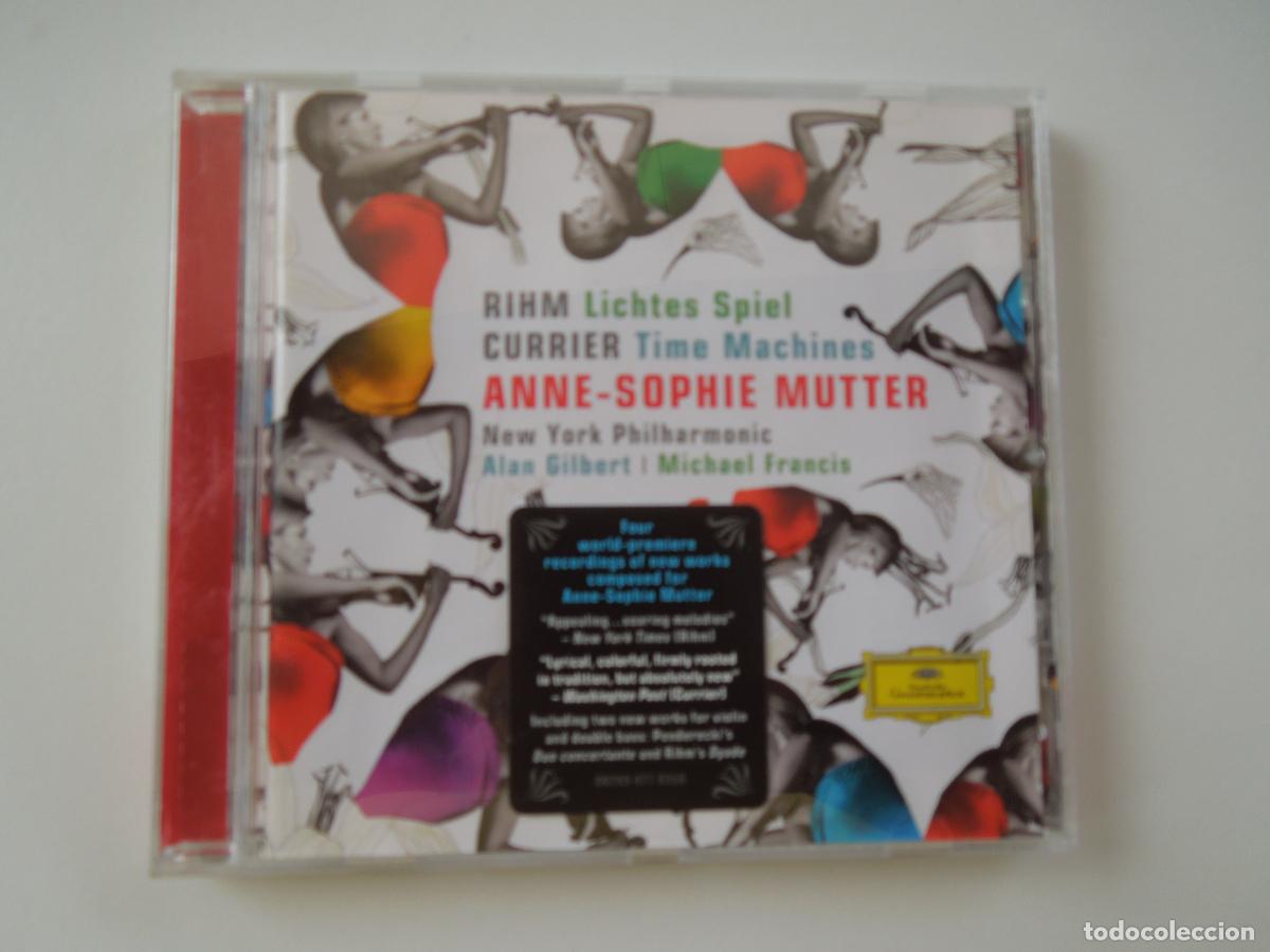 CDs de m&uacute;sica: ANNE SOFIE MUTTER - RIHM /CURRIER/PENDERECK - CD - Foto 1