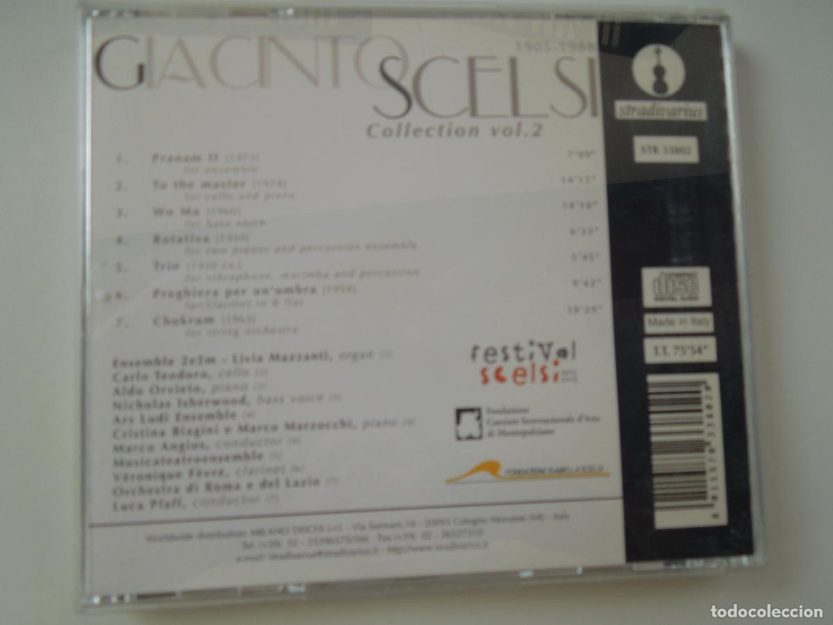 CDs de m&uacute;sica: SCELSI -ZENDER - COLLECTION VOL 2 - LUCA PFAFF - CD - Foto 3