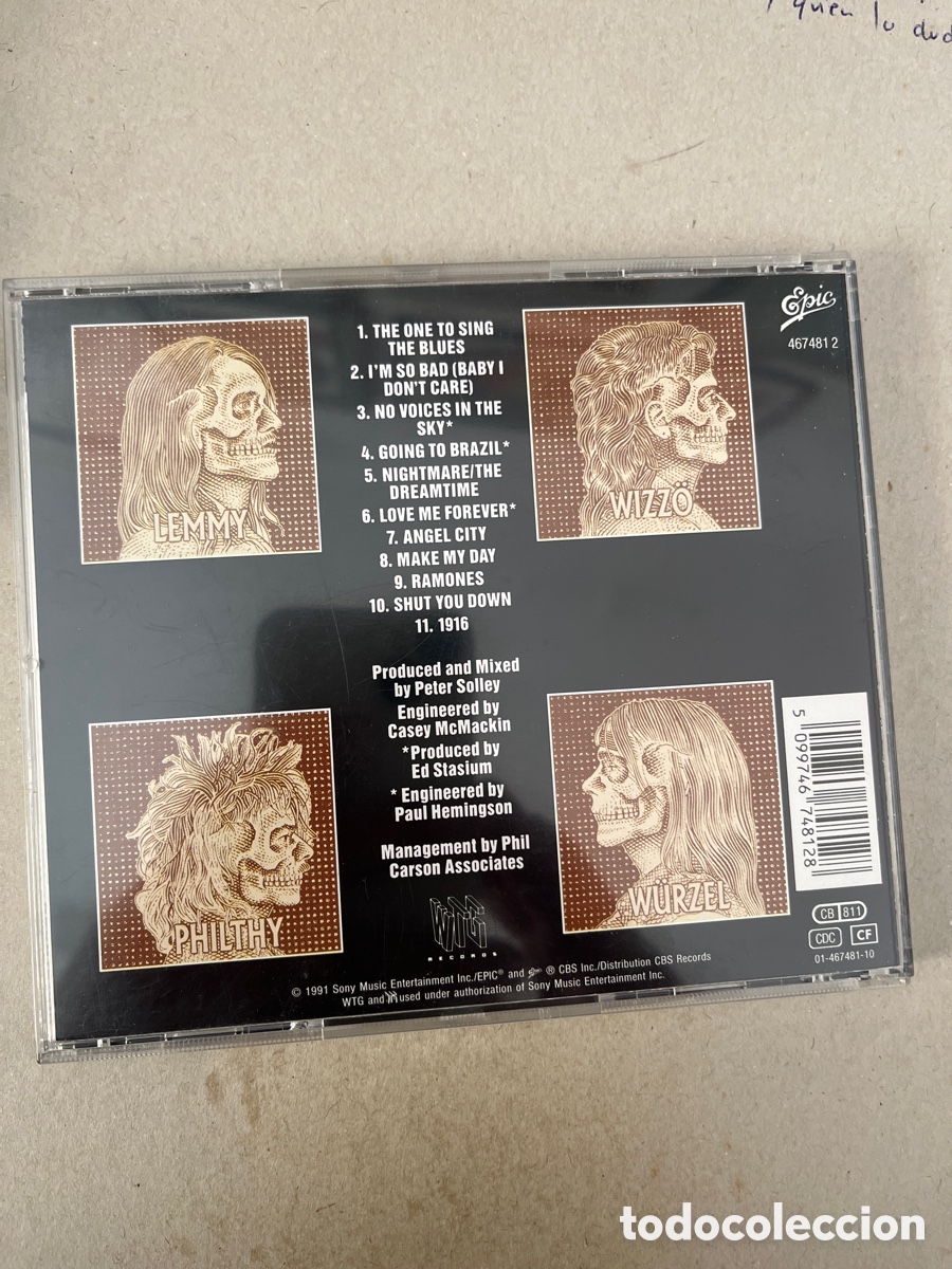 CDs de m&uacute;sica: MOTORHEAD. 1916. CD. - Foto 2
