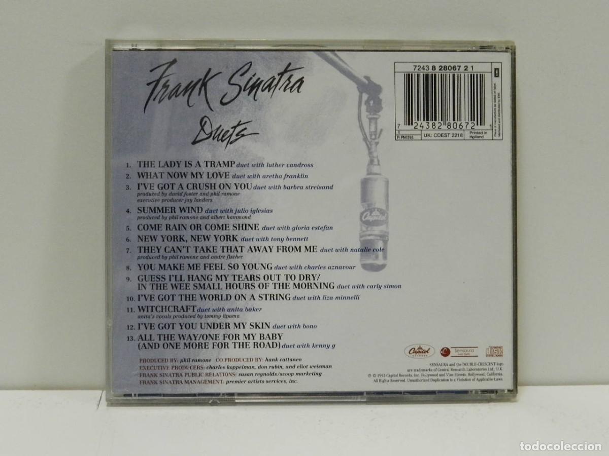 CDs de m&uacute;sica: DISCO CD. Frank Sinatra &ndash; Duets. COMPACT DISC. - Foto 2