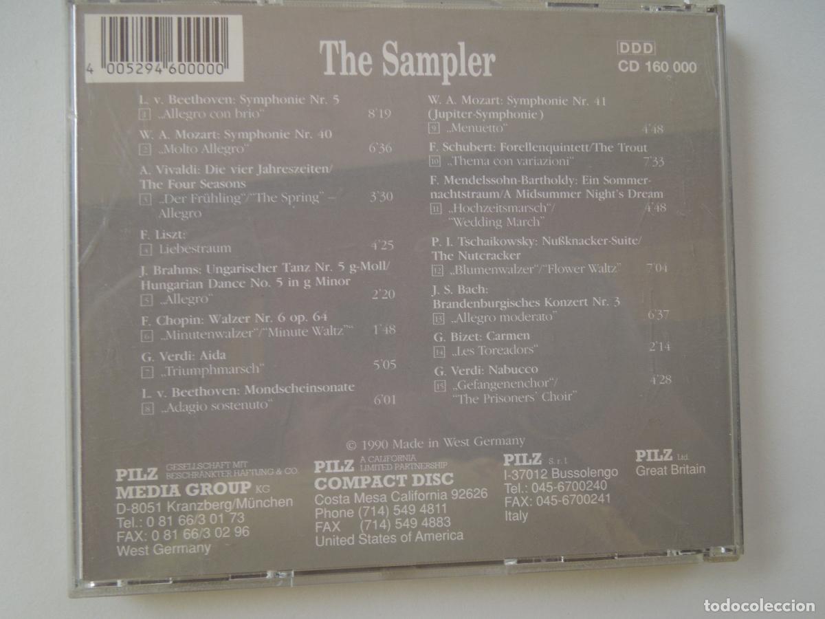 CDs de m&uacute;sica: THE SAMPLER - MOZART - VIVALDI - CHOPIN - ... - - Foto 3