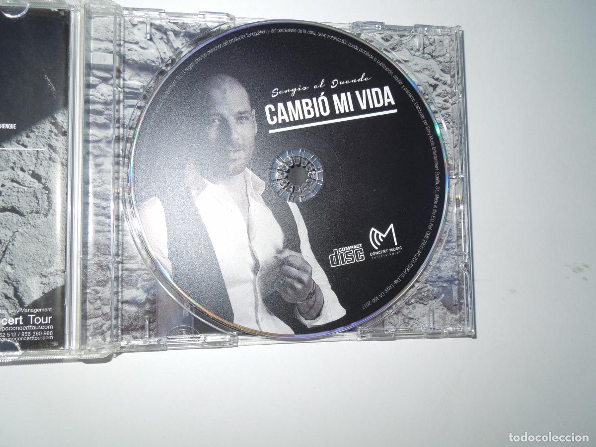 CDs de m&uacute;sica: SERGIO EL DUENDE - CAMBI&Oacute; MI VIDA - CD - Foto 2