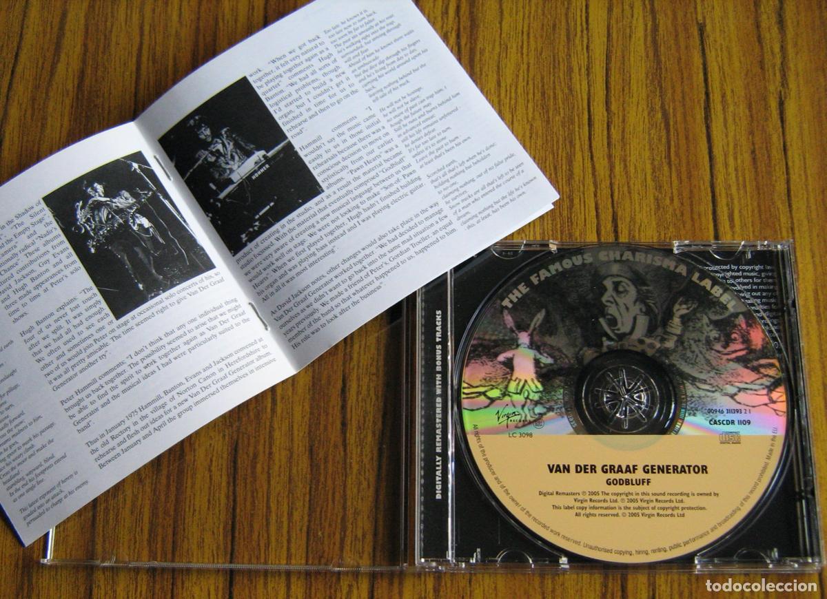 CDs de m&uacute;sica: VAN DER GRAAF GENERATOR - GODBLUFF - REMASTERIZADO - 2 TEMAS EXTRA - CD - Foto 3