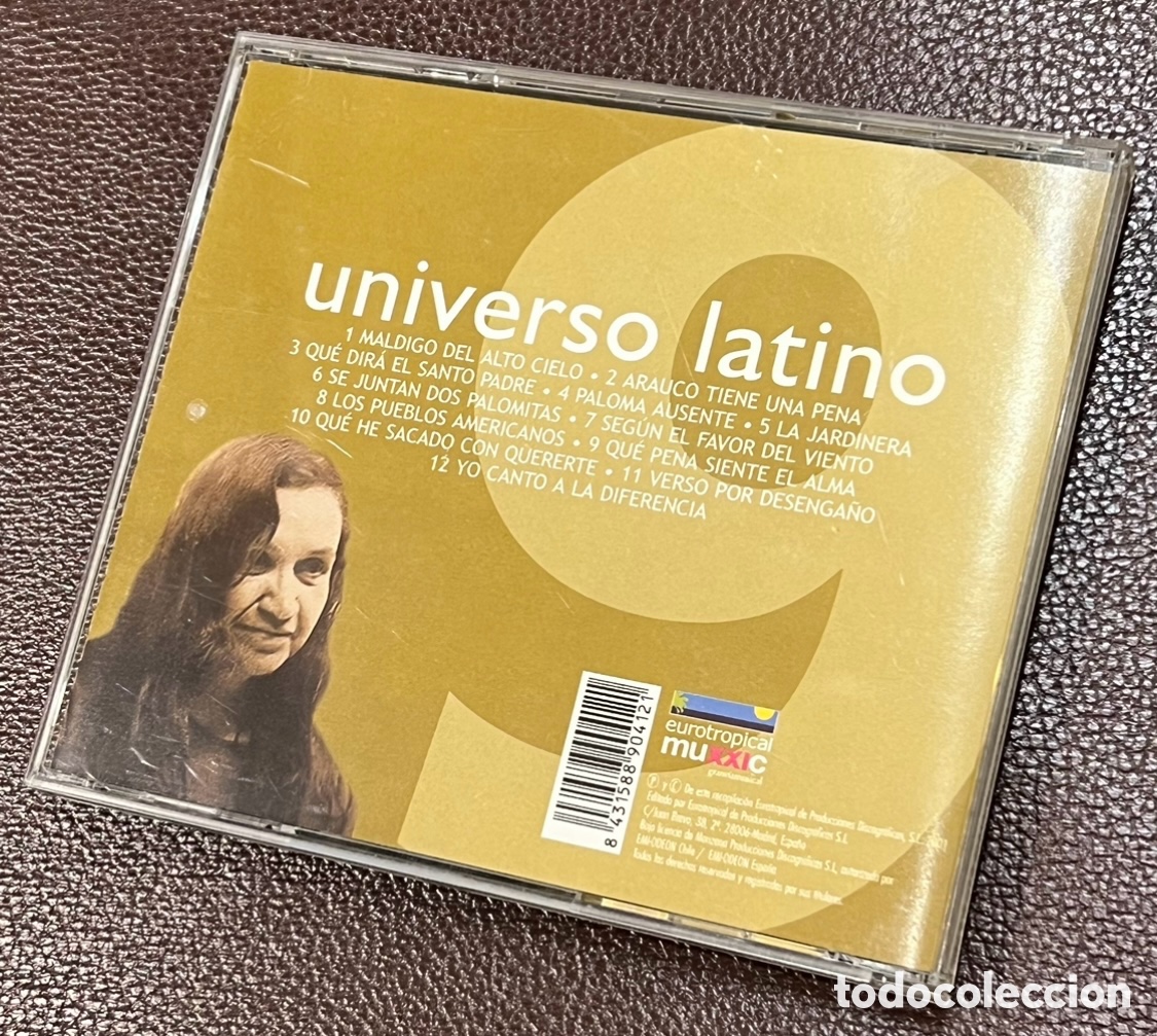 CDs de m&uacute;sica: CD. Violeta Parra. Universo Latino, 9. - Foto 2