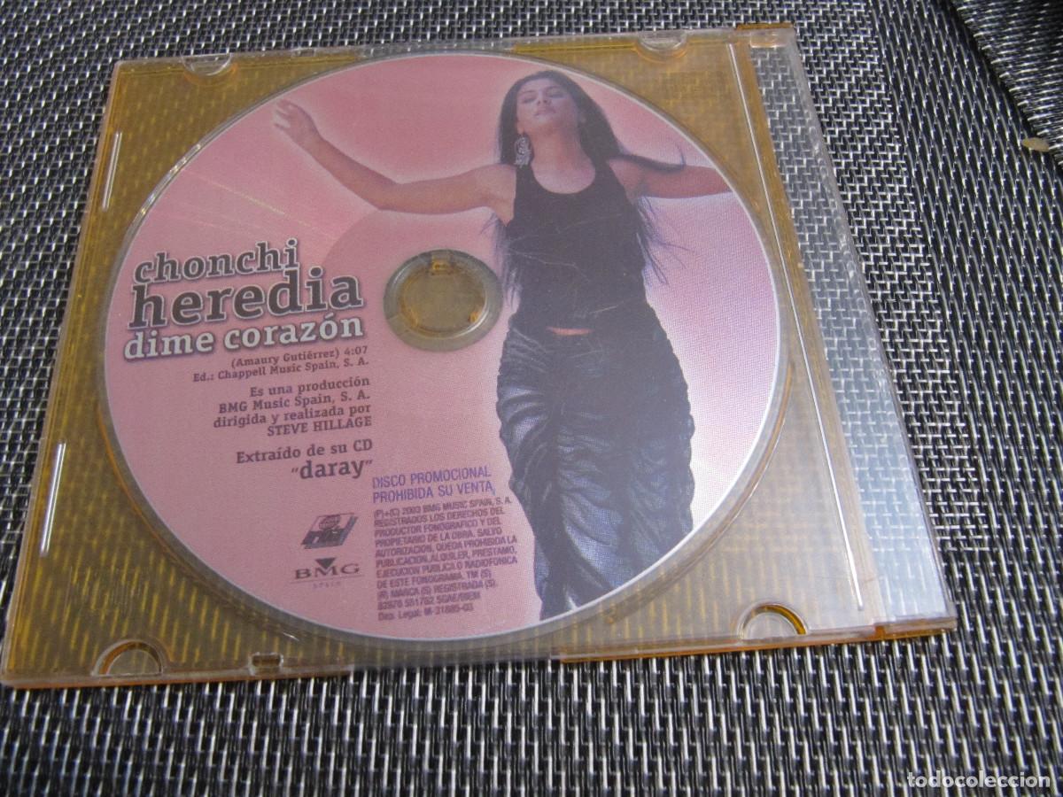 CDs de m&uacute;sica: CHONCHI HEREDIA DIME CORAZ&Oacute;N CD SINGLE PROMO - Foto 1