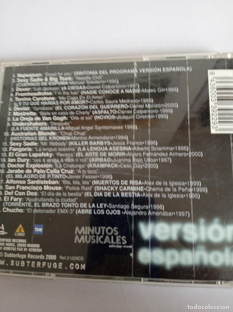 CDs de m&uacute;sica: VERSI&Oacute;N ESPA&Ntilde;OLA Canciones de pel&iacute;culas - Foto 3