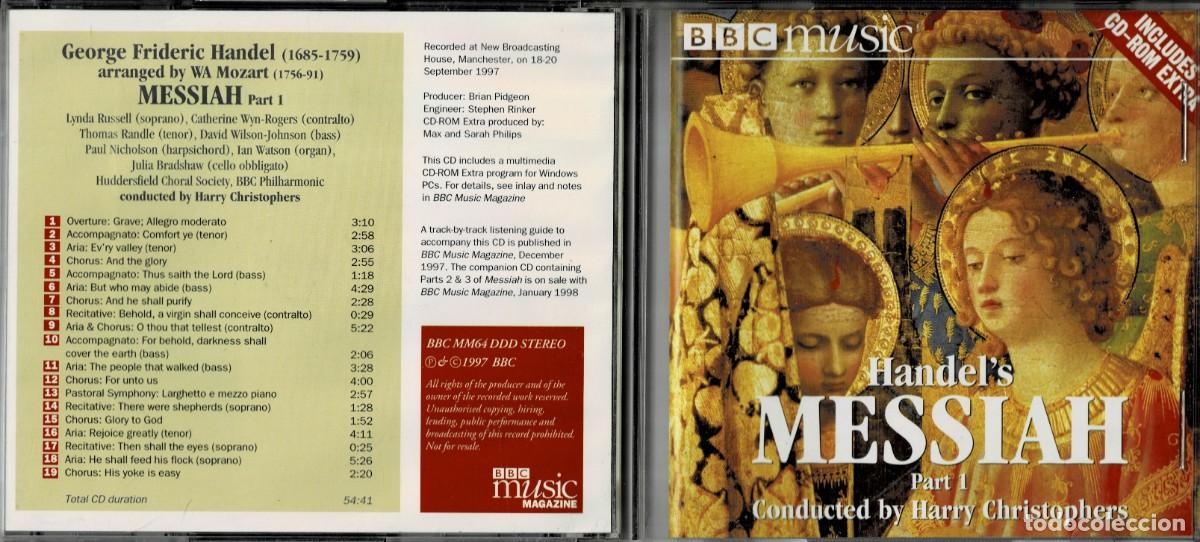 CDs de m&uacute;sica: HANDEL S MESSIAH. CD-CLASICA-2673 - Foto 1