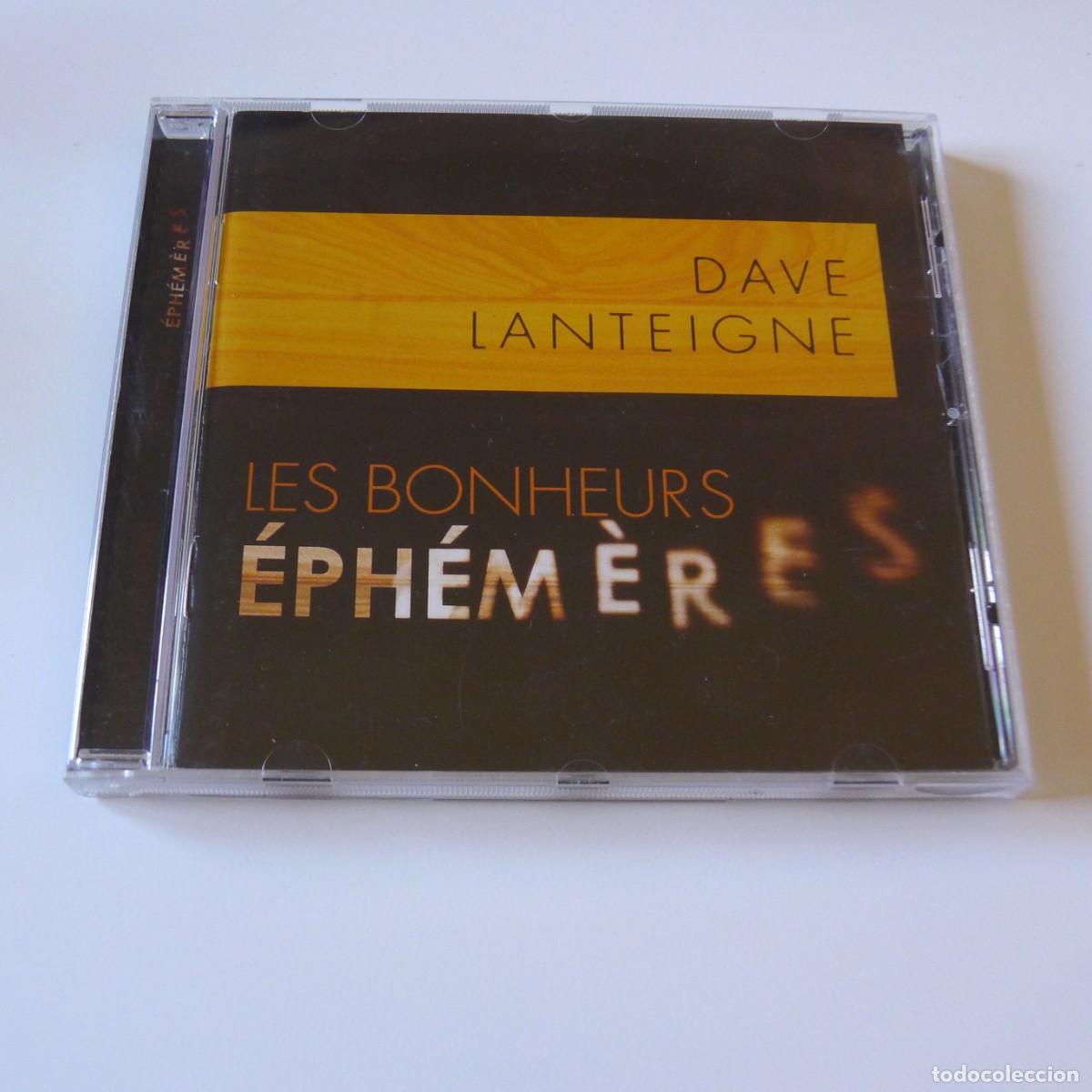 CDs de Musique: DAVE LANTEIGNE : LES BONHEURS EPHEMERES CD / acadie de Canada