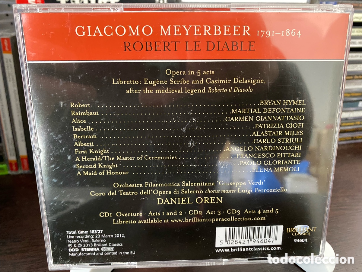 CDs de m&uacute;sica: Meyerbeer - Daniel Oren - Robert Le Diable (2xCD, Album) - Foto 2