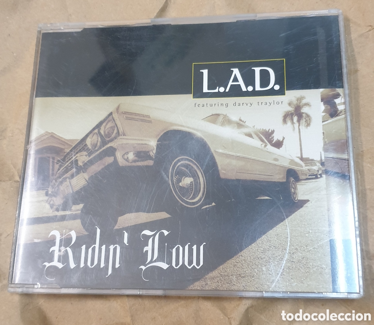 CDs de m&uacute;sica: L.A.D. Feat Darvy Traylor &lrm;&ndash; Ridin Low. Cd single - Foto 1