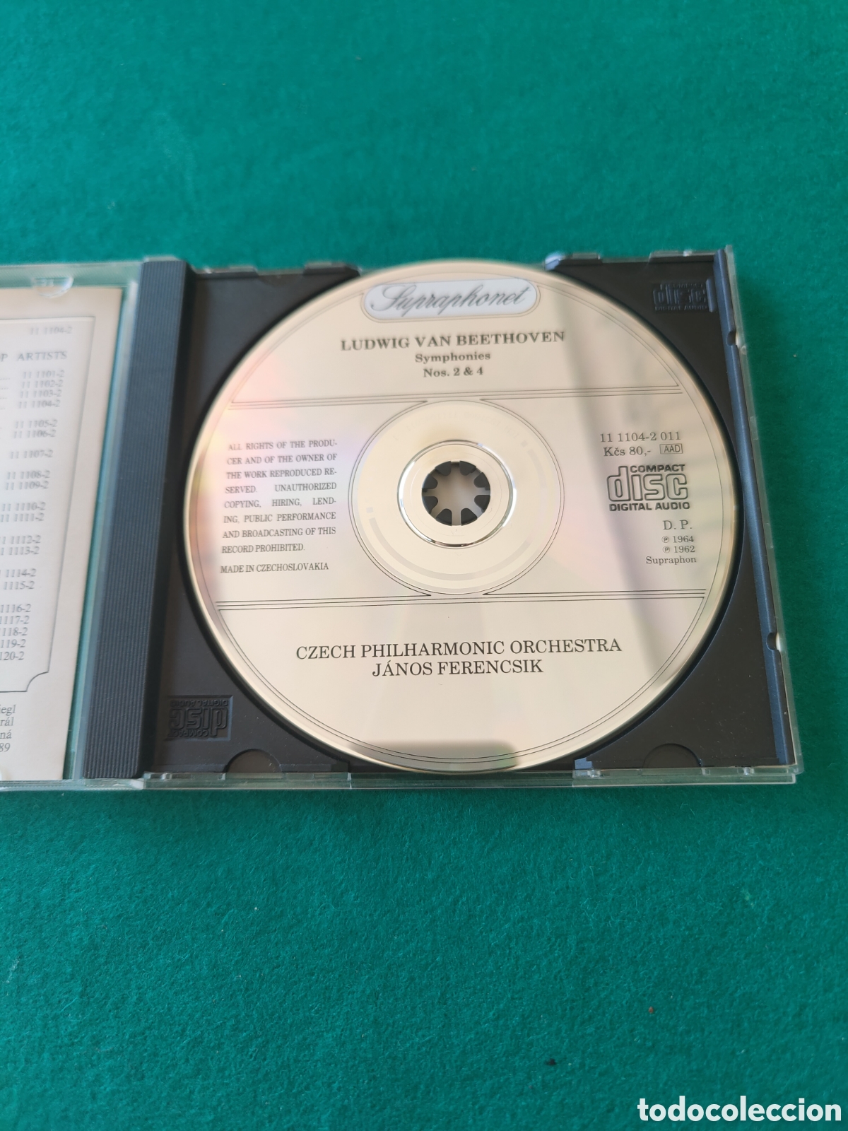 CDs de m&uacute;sica: BEETHOVEN. SYMPHONIES N&ordm; 2 & 4. SUPRAPHONET. - Foto 3