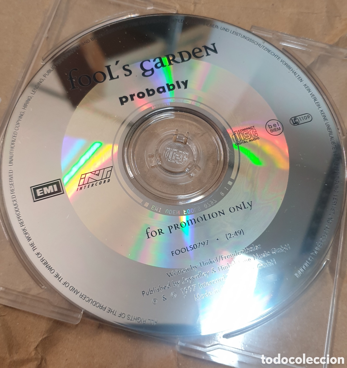 CDs de m&uacute;sica: Fools Garden - Probably. Cd single - Foto 1