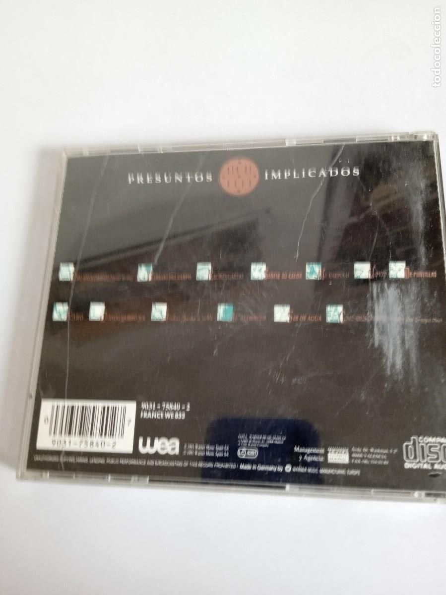 CDs de m&uacute;sica: PRESUNTOS IMPLICADOS Ser de agua - Foto 3