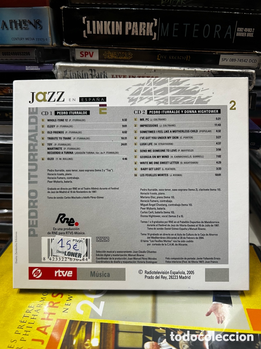 CDs de m&uacute;sica: Pedro Iturralde Jazz en Espa&ntilde;a 2 CD - Foto 2