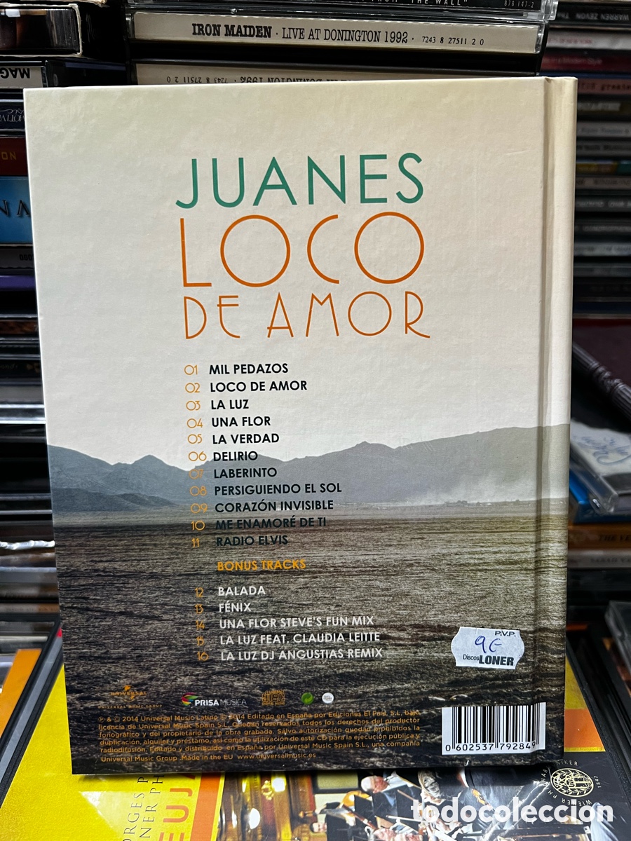 CDs de m&uacute;sica: Juanes Loco de amor - Foto 2