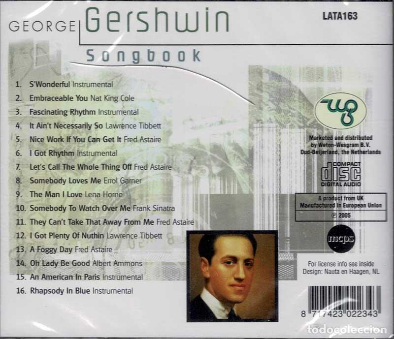 CDs de m&uacute;sica: George Gershwin - Songbook. CD - Foto 2