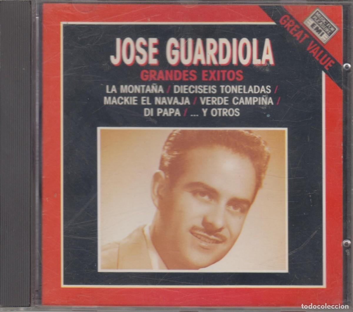 CDs de m&uacute;sica: Jos&eacute; Guardiola cd Grandes &eacute;xitos 1989 EMI - Foto 1