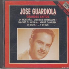 CDs de Música: JOSÉ GUARDIOLA CD GRANDES ÉXITOS 1989 EMI
