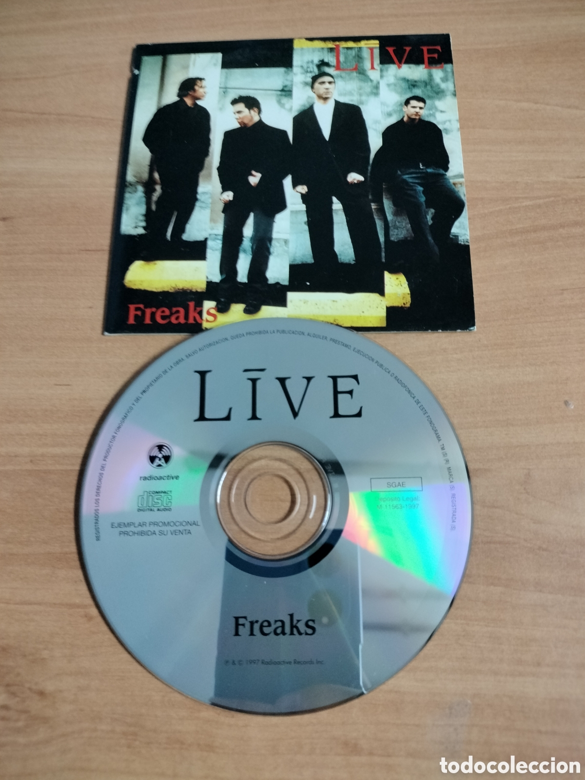 CDs de m&uacute;sica: Freaks - Live - CD single 1 canci&oacute;n - Foto 1