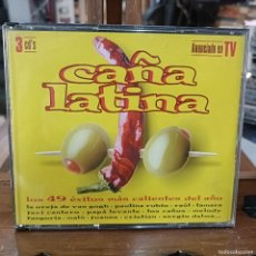 CDs de Música: CAÑA LATINA - LOS 49 ÉXITOS MÁS CALIENTES DEL AÑO - TRIPLE CD.