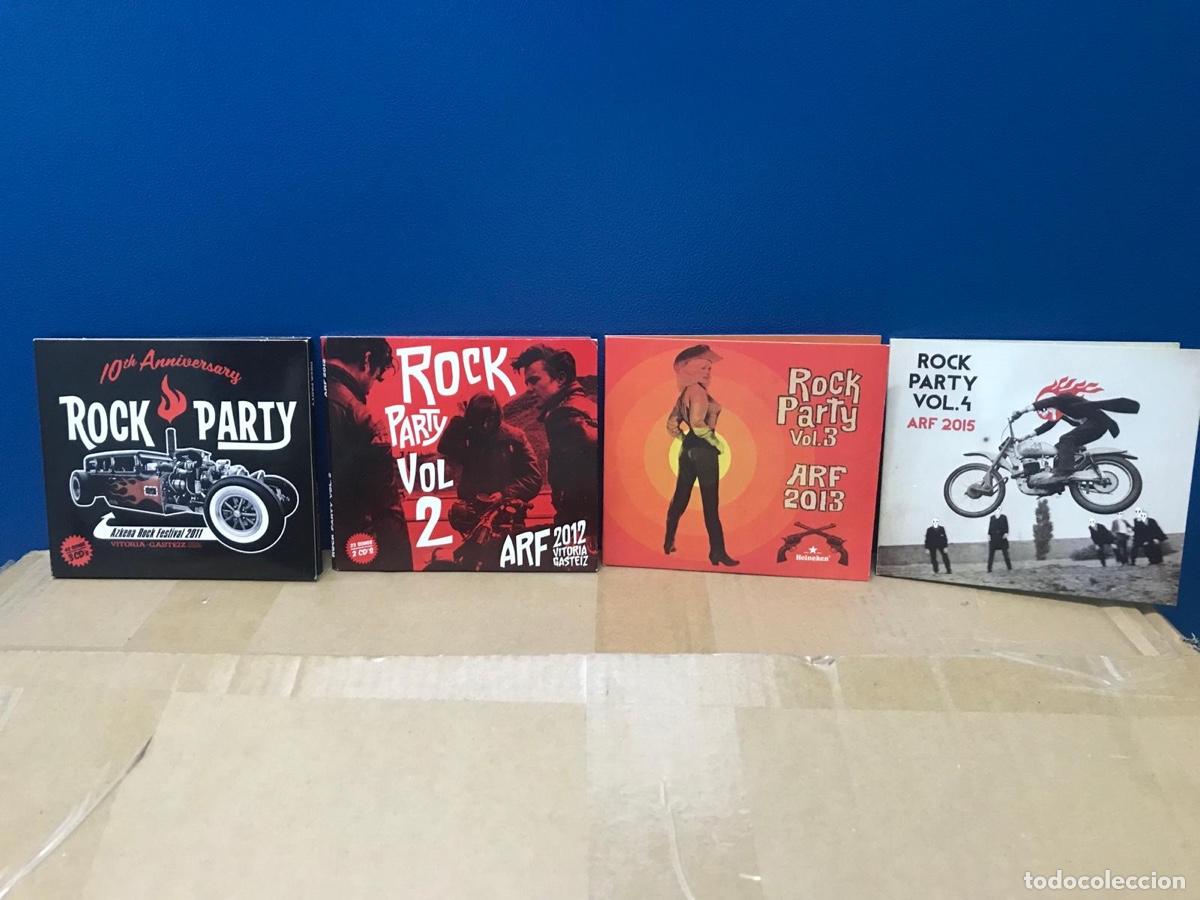 CDs de m&uacute;sica: Lote CD rock party arf a&ntilde;os 2011 2012 2013 y 2015 victoria gasteiz, completo
