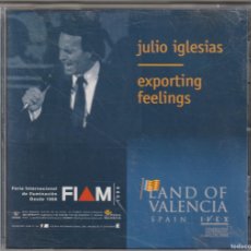 CDs de Música: JULIO IGLESIAS - EXPORTING FEELINGS · LAND OF VALENCIA (CD PROMOCIONAL SONY 1998)