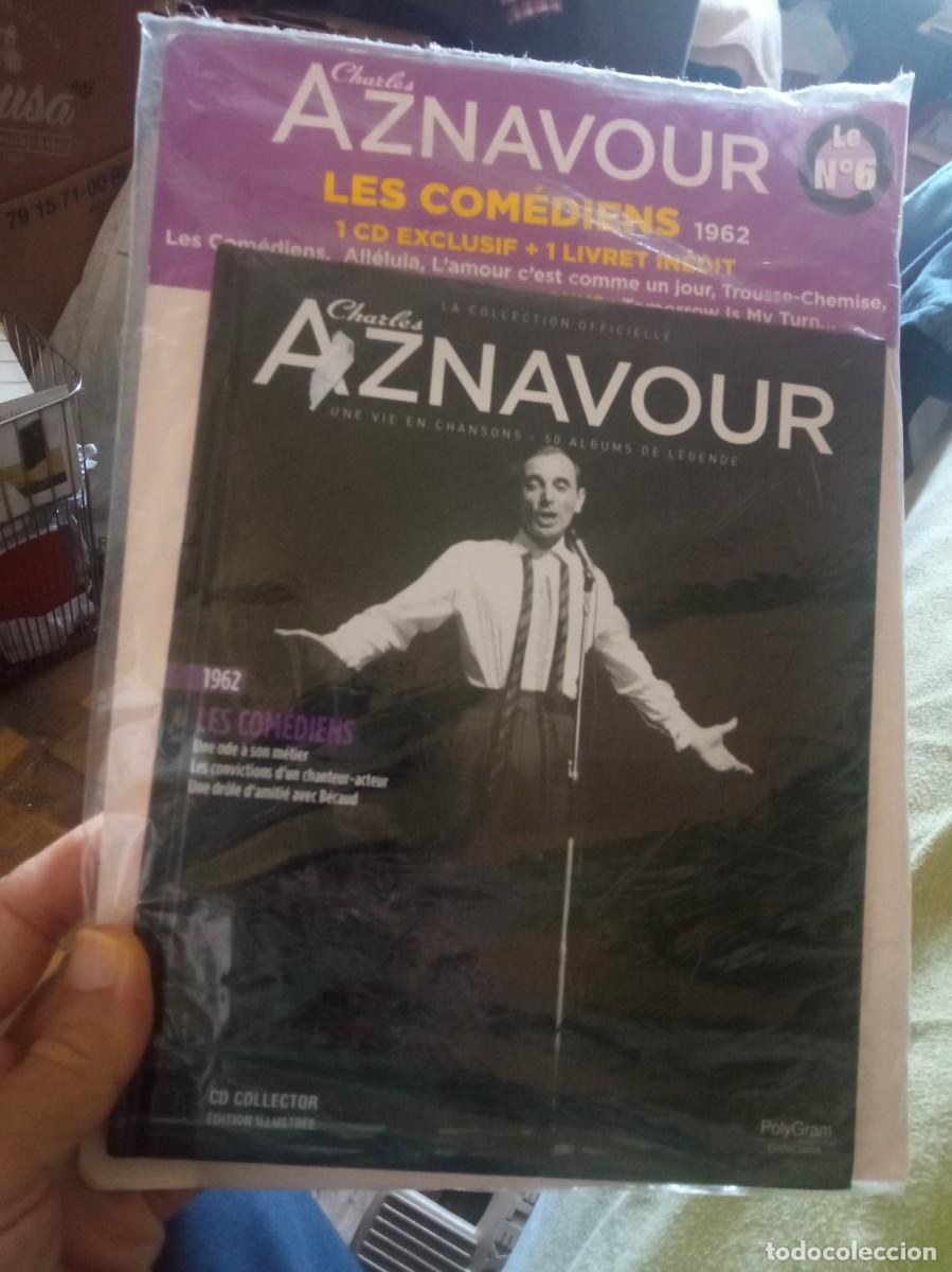 CDs de m&uacute;sica: Aznavour les comediens CD libro - Foto 1