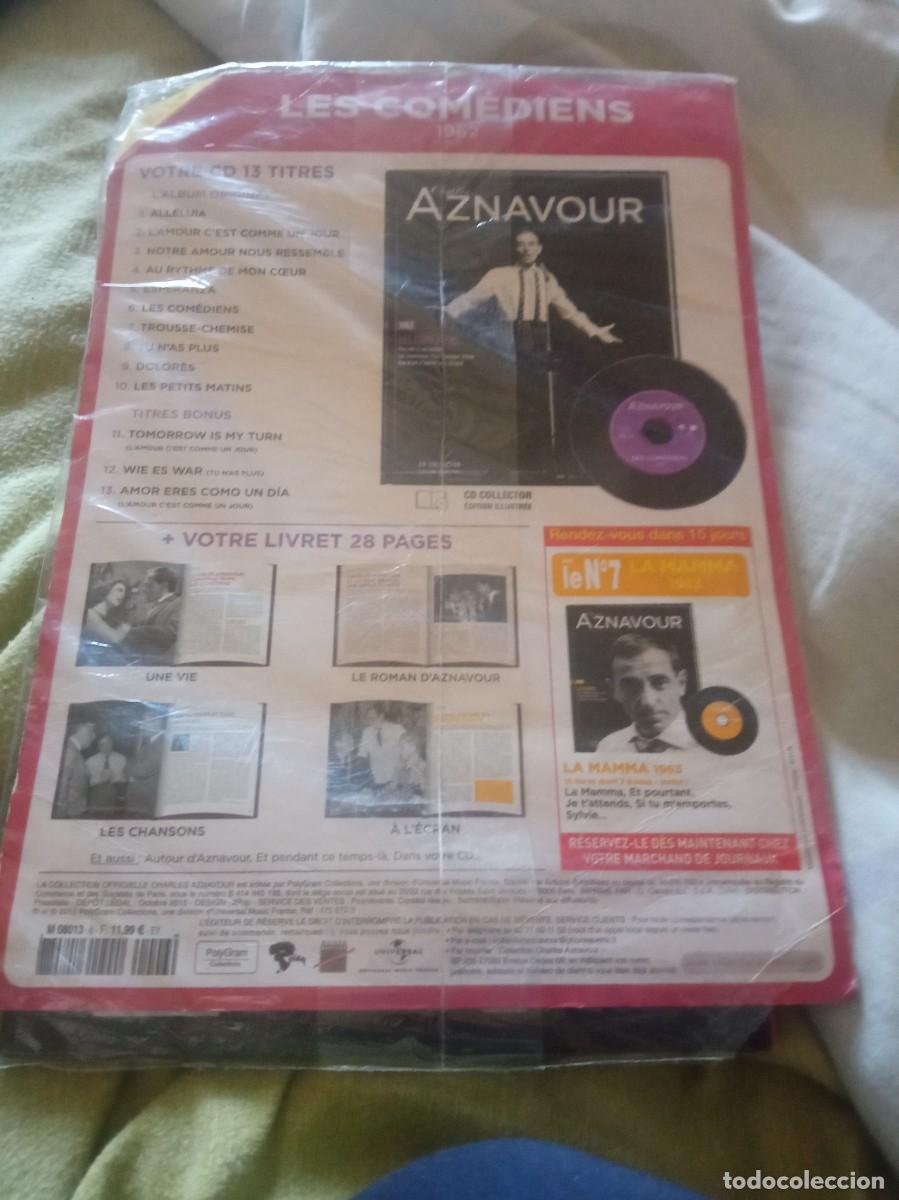 CDs de m&uacute;sica: Aznavour les comediens CD libro - Foto 2