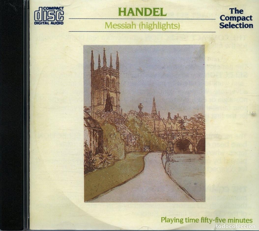 CDs de m&uacute;sica: HANDEL. MESSIAS (Highlights). Raymond Leppard. - Foto 1