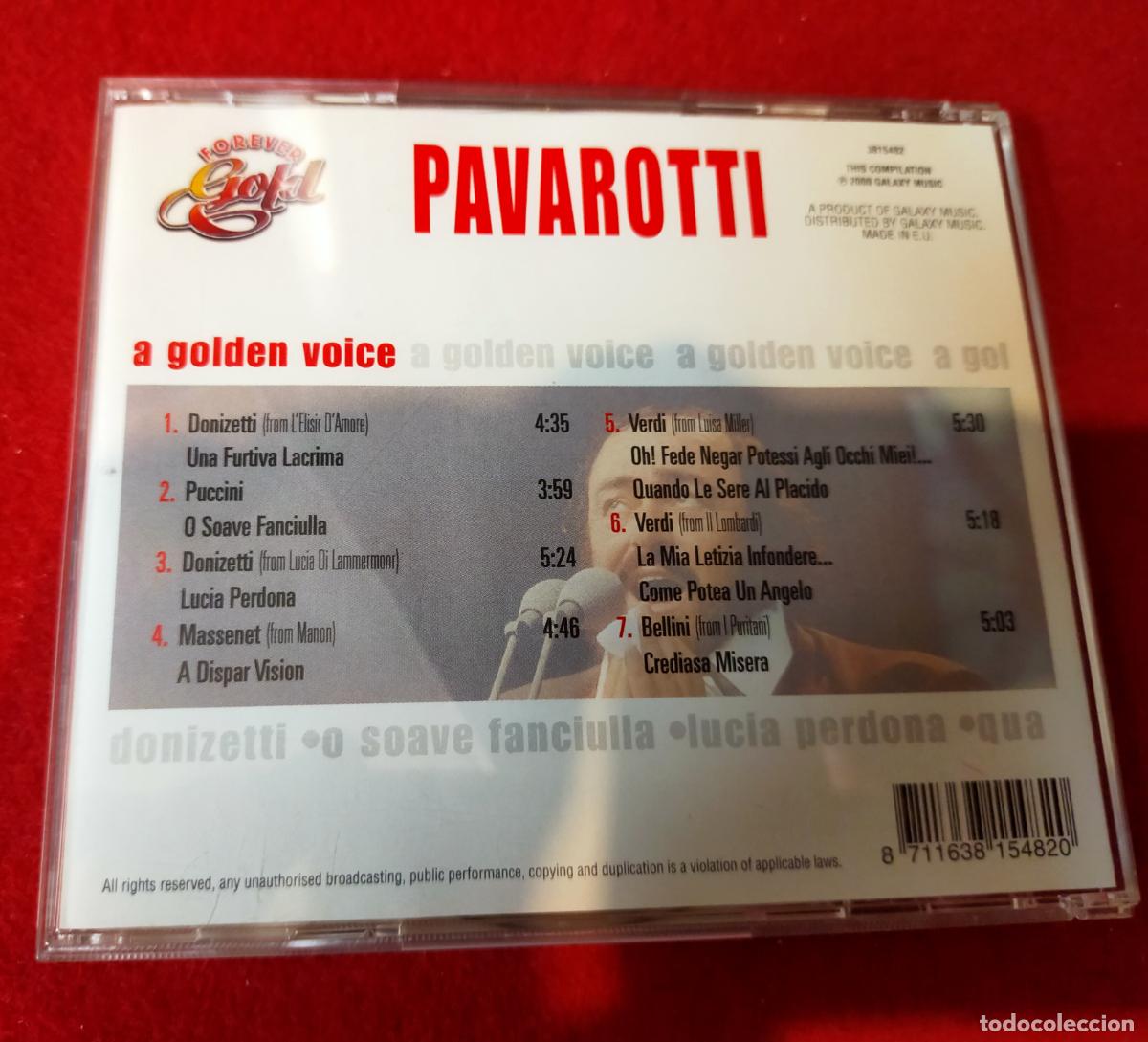 CDs de m&uacute;sica: PAVAROTTI - A GOLDEN VOICE - CD - Foto 2