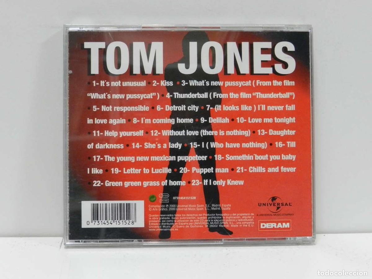 CDs de m&uacute;sica: DISCO CD. Tom Jones &ndash; Gold - Greatest Hits. COMPACT DISC. - Foto 2