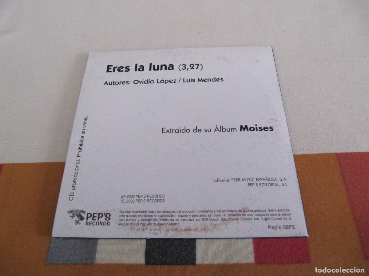 CDs de m&uacute;sica: MOISES - ERES LA LUNA - CD SINGLE PROMO - Foto 2