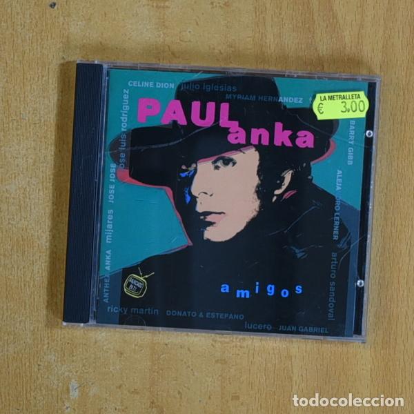 CDs de m&uacute;sica: PAUL ANKA - AMIGOS - CD - Foto 1