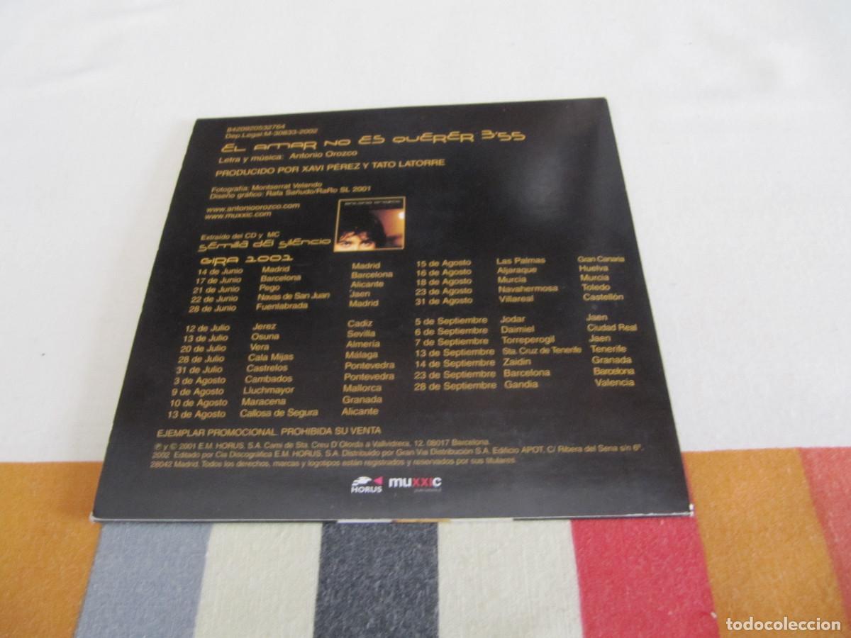 CDs de m&uacute;sica: Antonio Orozco &ndash; El Amar No Es Querer - Foto 2