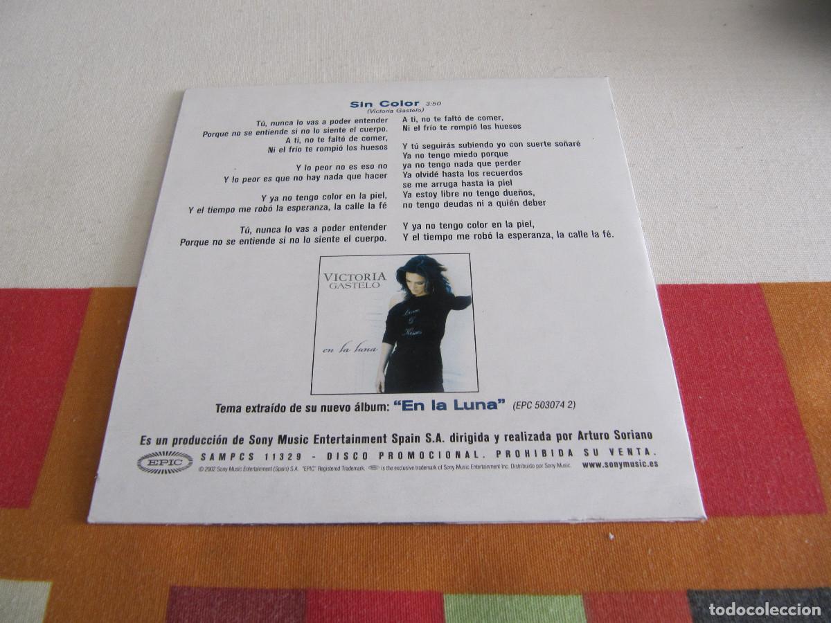 CDs de m&uacute;sica: Victoria Gastelo &ndash; Sin Color - Foto 2