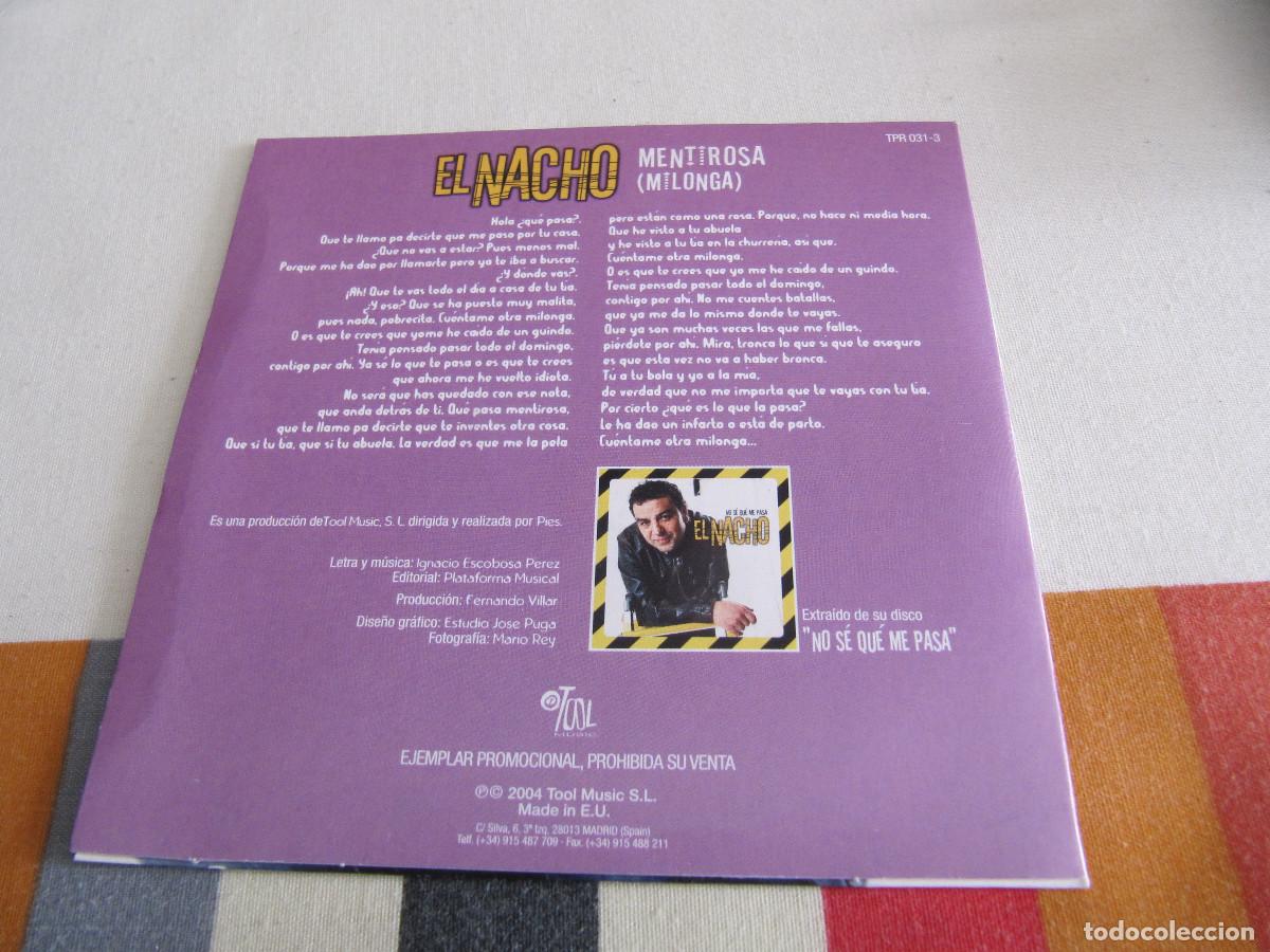 CDs de m&uacute;sica: El Nacho &ndash; Mentirosa (Milonga) - Foto 2