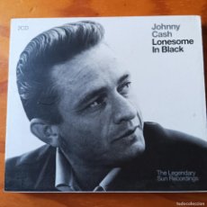 CDs de Música: JOHNNY CASH. LONESOME IN BLACK. 2CD'S