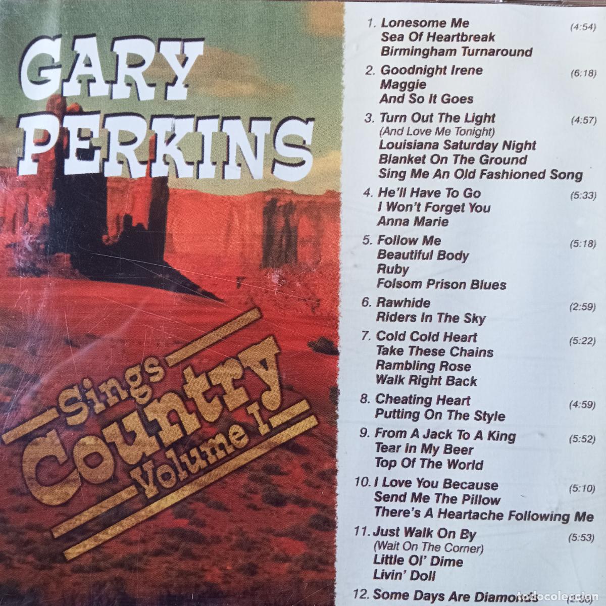 CDs de m&uacute;sica: GARY PERKINS, SINGS COUNTRY. CD - Foto 2