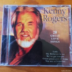 CDs de Música: KENNY ROGERS, 20 GREAT LOVE SONGS. CD