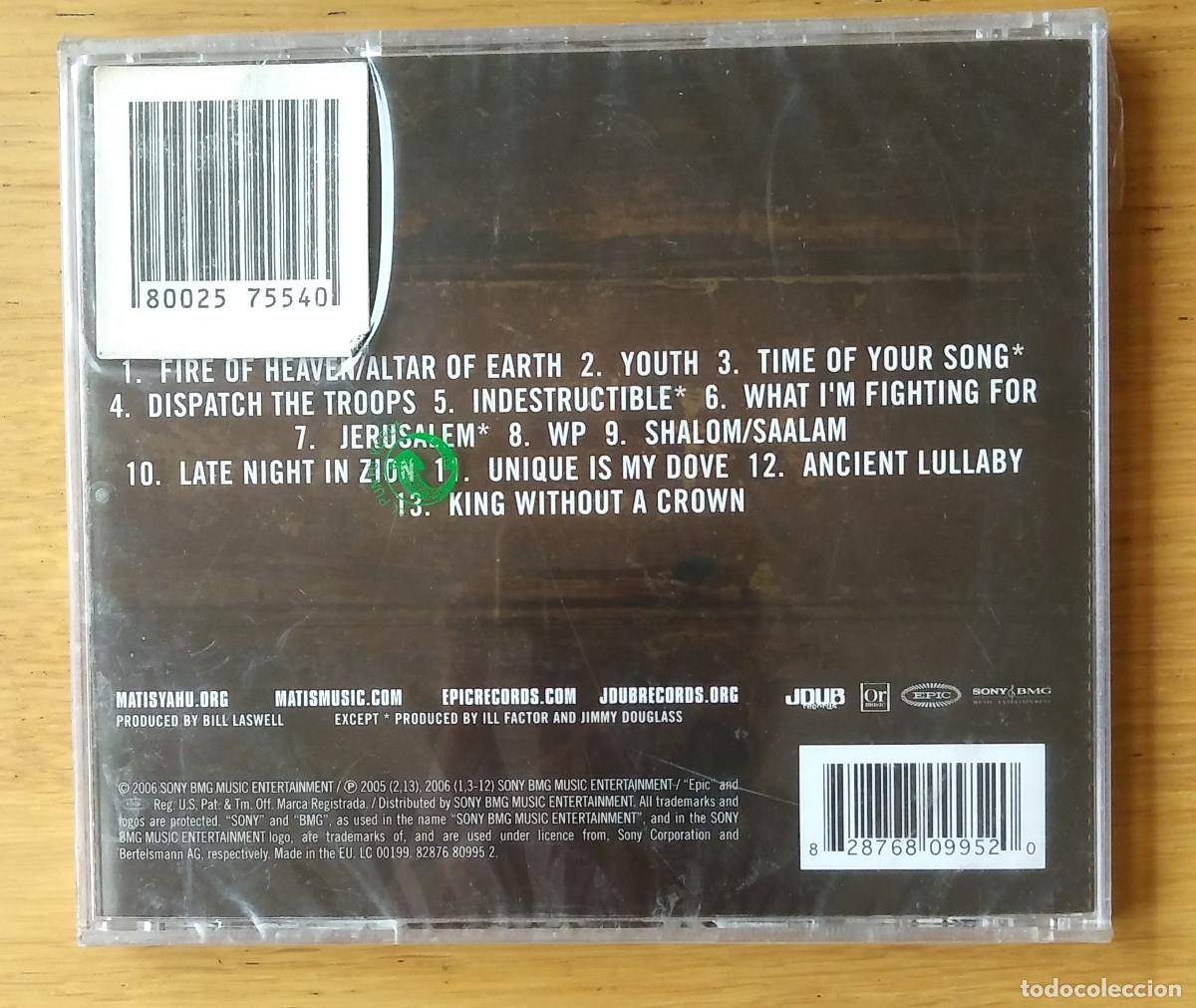 CDs de m&uacute;sica: MATISYAHU : &rdquo; YOUTH&rdquo; CD -2006 - REGGAE- - Foto 2