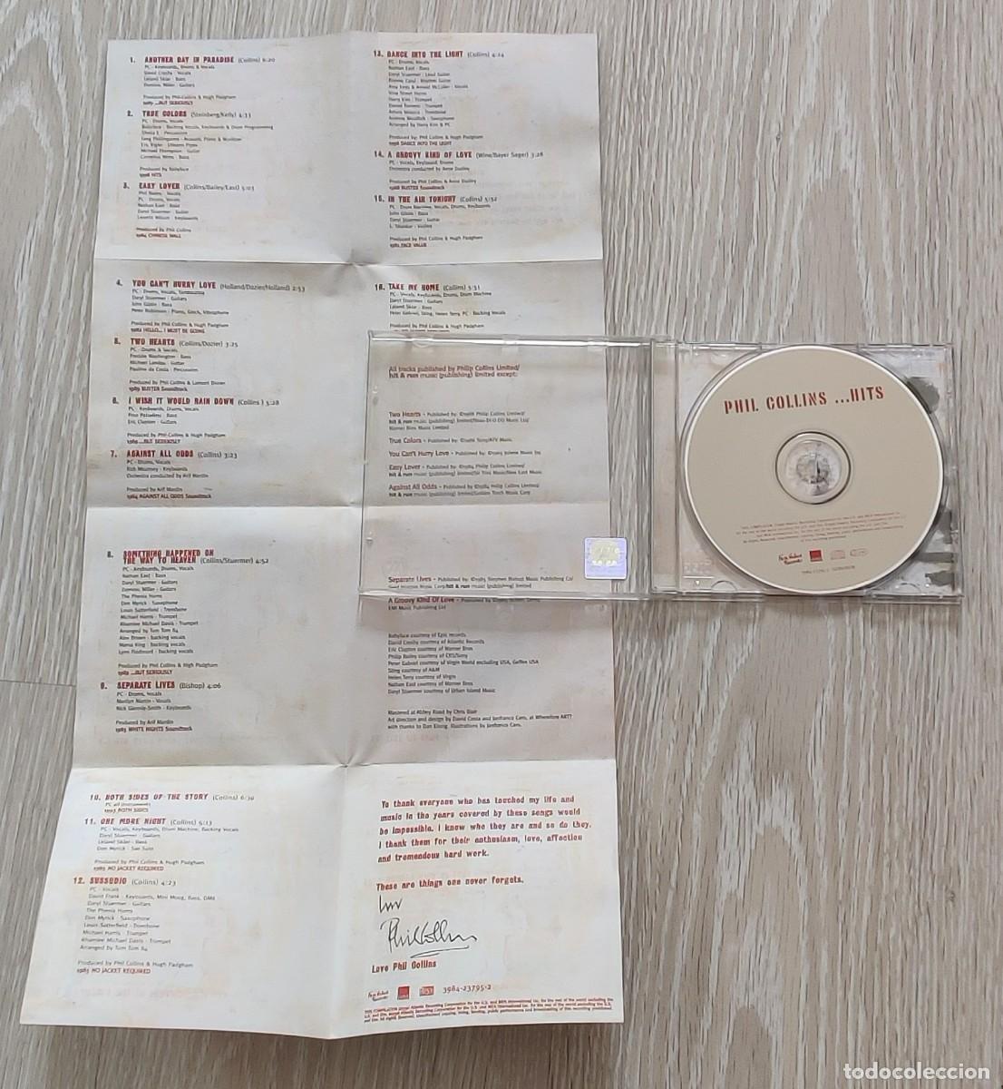 CDs de m&uacute;sica: CD. Phil Collins...Hits. - Foto 3