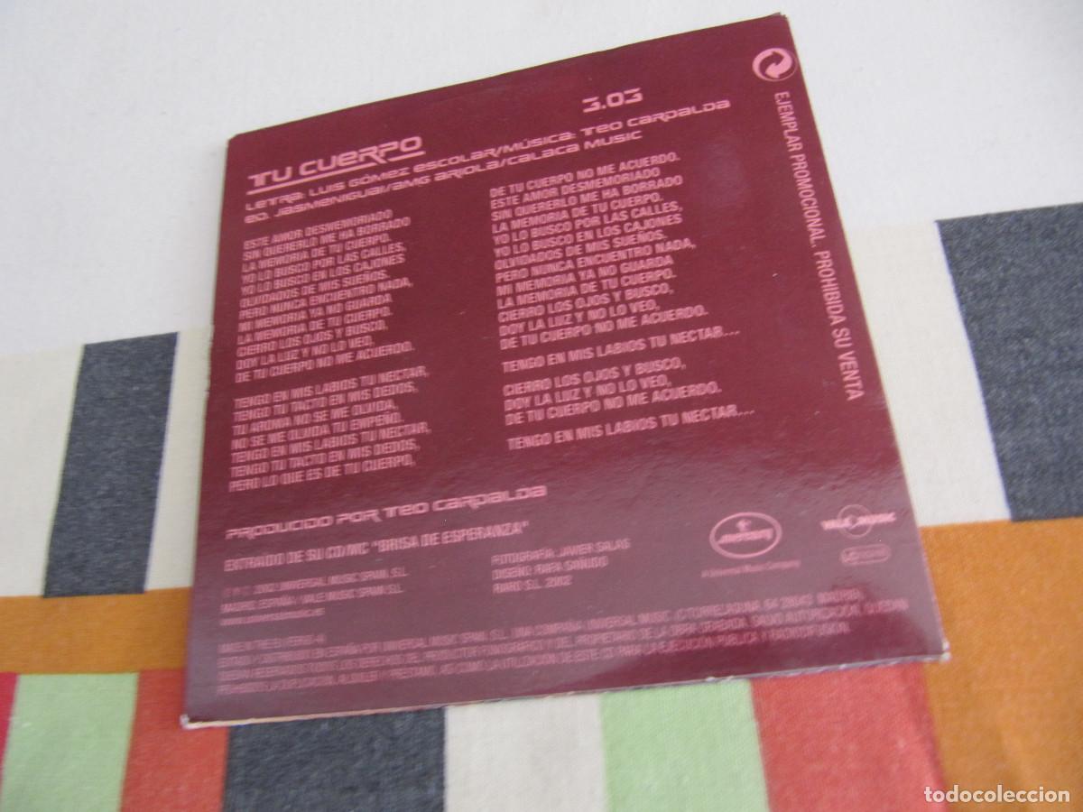 CDs de m&uacute;sica: NURIA FERGO - TU CUERPO ( CD SINGLE) - Foto 3