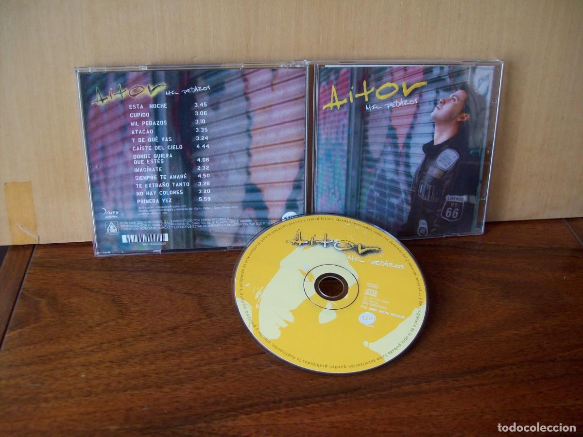 CDs de m&uacute;sica: AITOR - MIL PEDAZOS - CD 2005 - Foto 1
