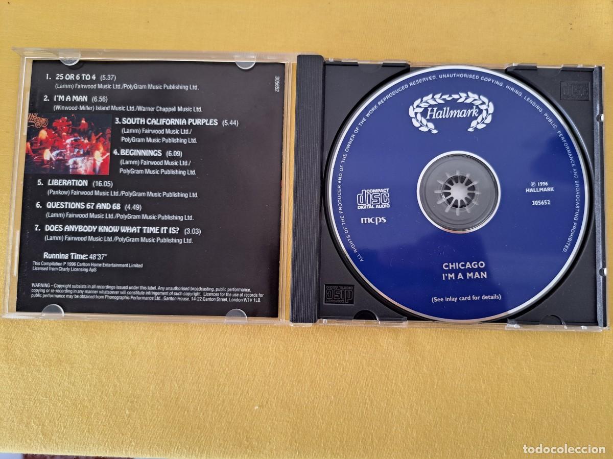 CDs de m&uacute;sica: CHICAGO - IM A MAN - HALLMARK 1996 - CD - Foto 2