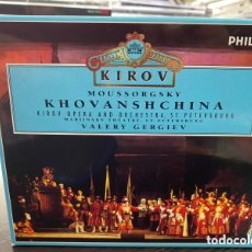 CDs de Música: MOUSSORGSKY - KIROV ORCHESTRA, VALERY GERGIEV - KHOVANSHCHINA (3XCD, ALBUM)