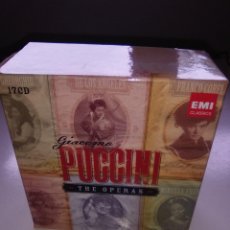 CDs de Música: GIACOMO PUCCINI THE OPERAS 17CD BOX SET LIBRETO 50 PAGINAS ( 2008 EMI CLASSICS )