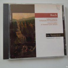 CDs de Música: BACH - ITALIAN CONCERTO&FANTASIAS FOR HARPSICHORD - LUC BEAUSÉJOUR - CD