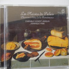 CDs de Música: LES PLAISIRS DU PALAIS - ENSEMBLE CLEMENT JANEQUIN . DOMINIQUE VISSE - CD